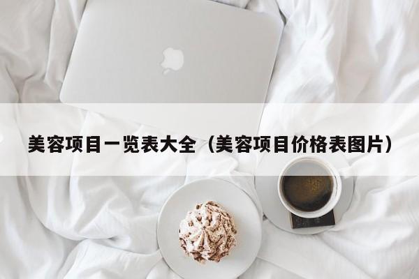 美容项目一览表大全(美容项目价格表图片)